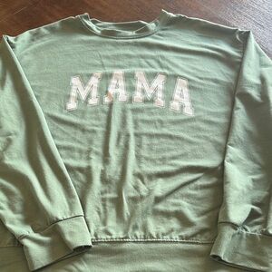 Green 'MAMA' Sweatshirt